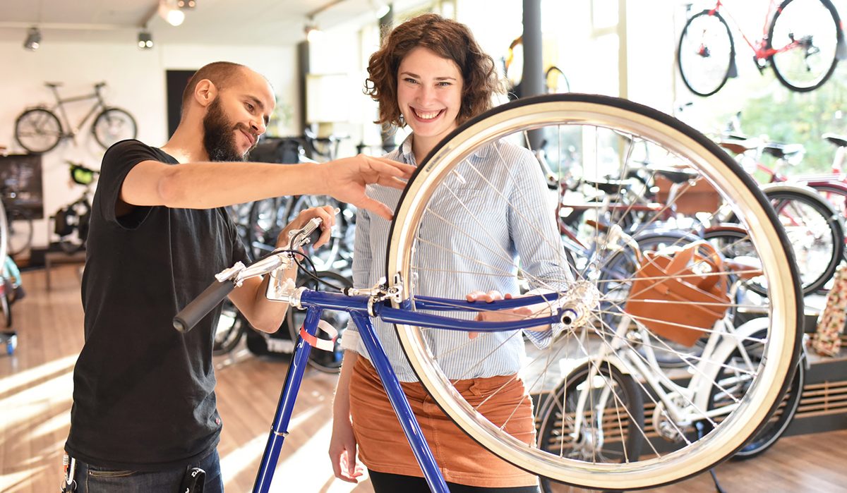 Im Fahrradladen erwartet Sie eine große Auswahl an Marken Fahrrädern